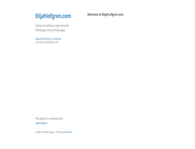 Tablet Screenshot of elijahlofgren.com